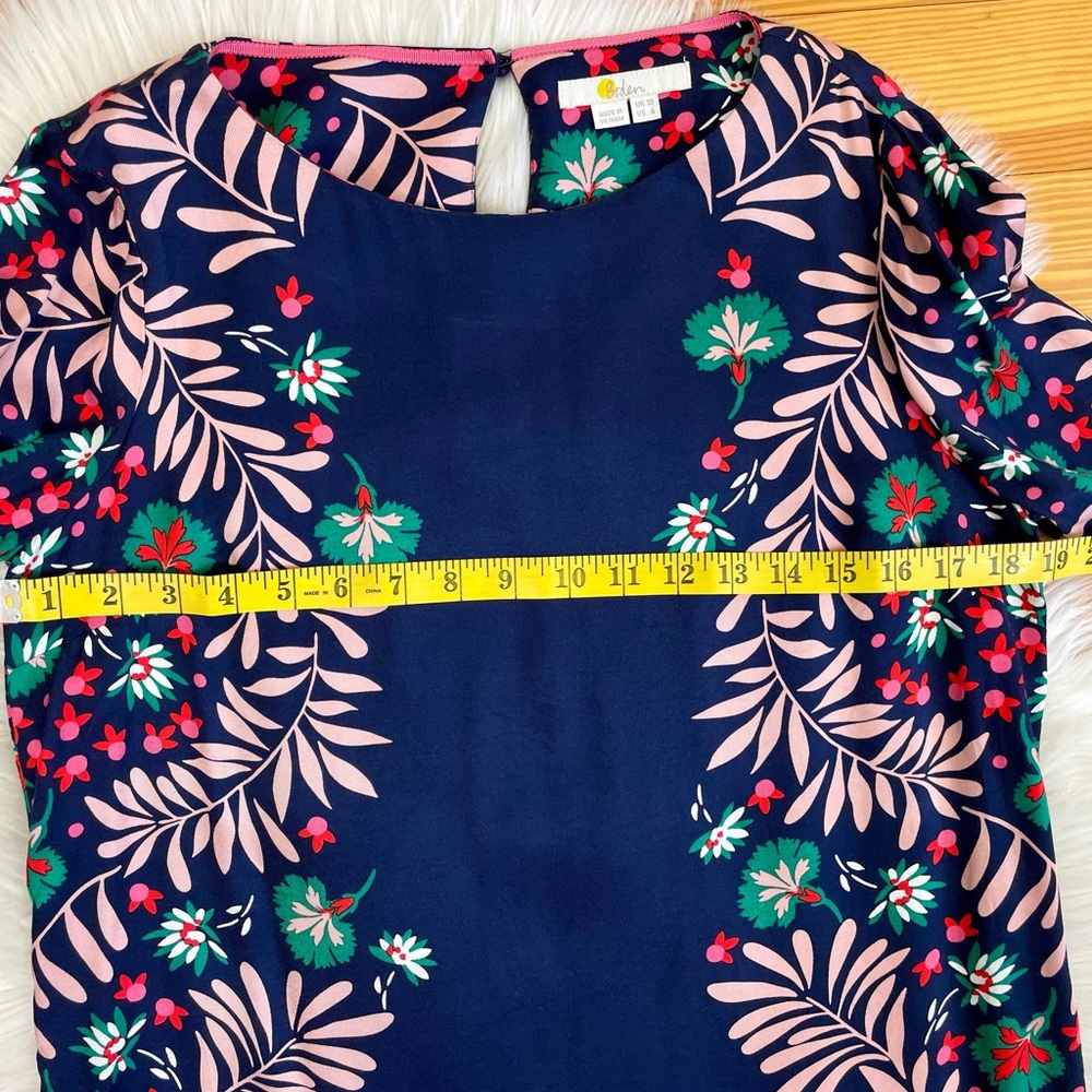 Boden Larissa Floral Top, EUC - Picture 7 of 11